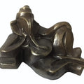 Ganesh' religious Bronze sculpture by artist Roy Chandan, 6x9 inch, on bronze