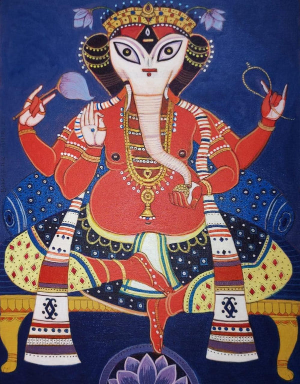 Ganesha by Bhaskar Lahiri | ArtZolo.com