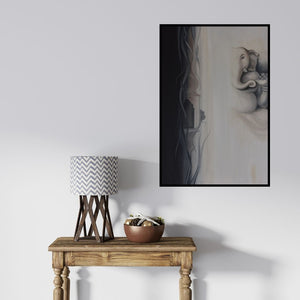 In-situ view of Durshit Bhaskar's 'Ganesha Divine (Ganesha Shrine)' painting in a room