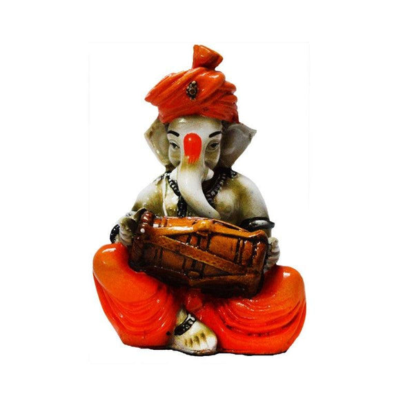 Ganesha Playing Dholak by E Craft | ArtZolo.com