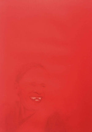 Figurative watercolor painting titled 'Gangubai', 30x21 inches, by artist Prabhakar Singha on 300gsm Paper
