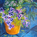 'Garden Beauty' nature oil painting by artist Swati Kale, 18x14 inch, on canvas