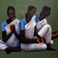 Garland Makers Of Madurai painting by Ranjith Raghupathy