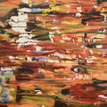 Gems In Receding Waters 3' abstract acrylic-oil painting by artist Vinay Sane, 48x36 inch, on canvas