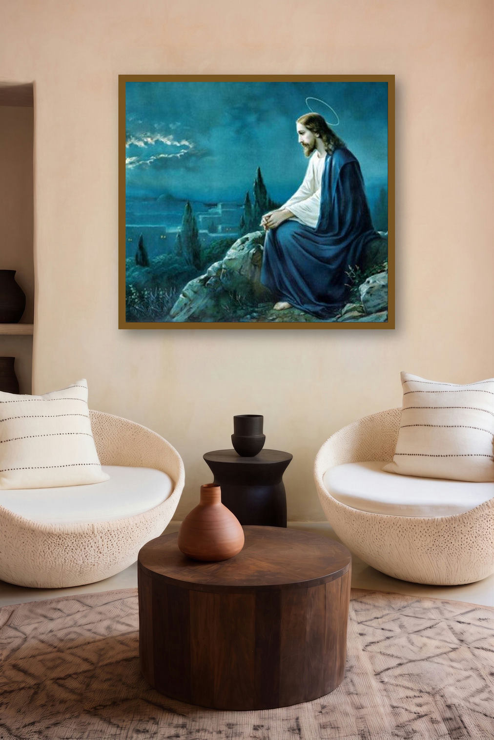 Gethsemane 4 by artist Ns Art displayed in a Contemporary Exhibition gallery