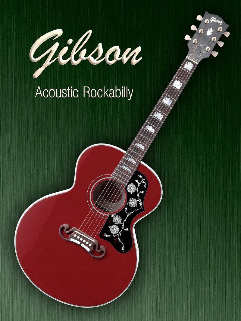 Music photography titled 'Gibson Acoustic Rockabilly', 15x11 inches, by artist Shavit Mason on