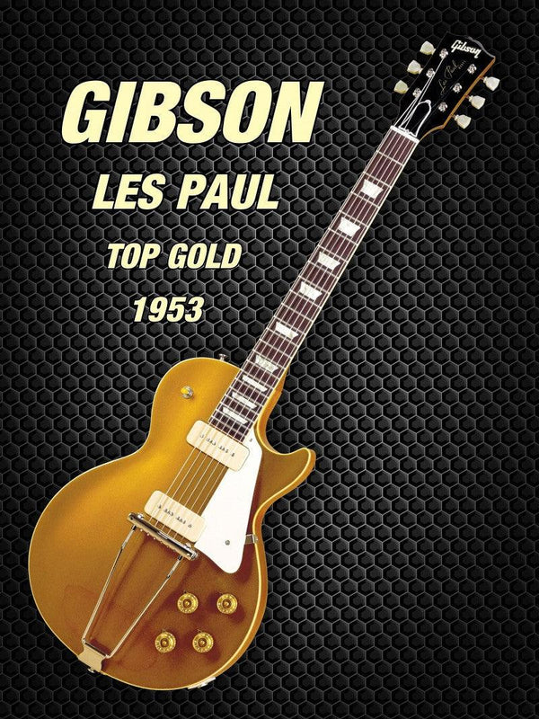 Gibson Les Paul Top Gold 1953 Photography by Shavit Mason | ArtZolo.com