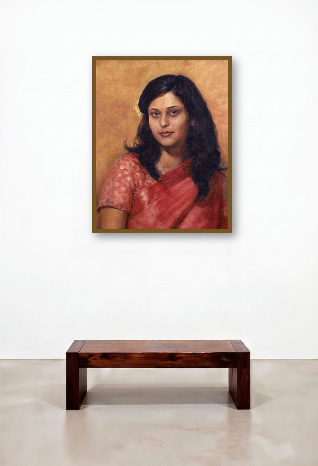 Girl In A Sari Large