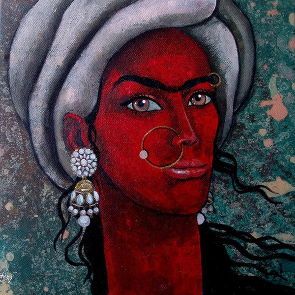 Girl With Bright Eyes Painting by Suruchi Jamkar | ArtZolo.com