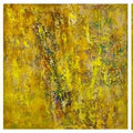 Abstract acrylic oil painting titled 'Gm012', 11x33 inches, by artist Goutam Mukherjee on Canvas