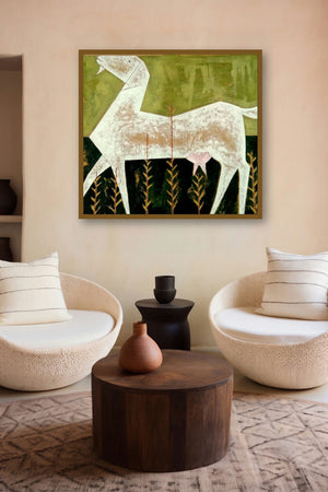 Goat (The Goat) by artist Ranjith Raghupathy displayed in a Curated gallery