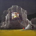Landscape acrylic painting titled 'God Visit', 24x24 inches, by artist Yogesh Lahane on Canvas