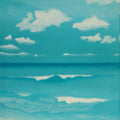 Seascape oil painting titled 'Gone To The Beach', 20x24 inches, by artist SIMON MASON on Canvas