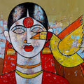 'Grace Of The Soul' figurative acrylic painting by artist Ranjith Raghupathy, 30x40 inch, on canvas