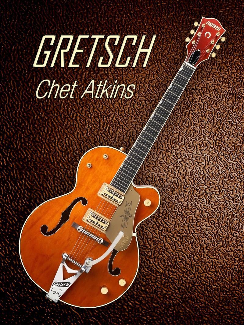 Music photography titled 'Gretsch Chet Atkins', 15x11 inches, by artist Shavit Mason on