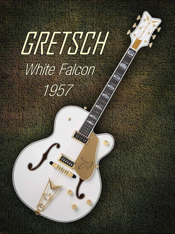 Gretsch White Falcon 1957 Photography by Shavit Mason | ArtZolo.com