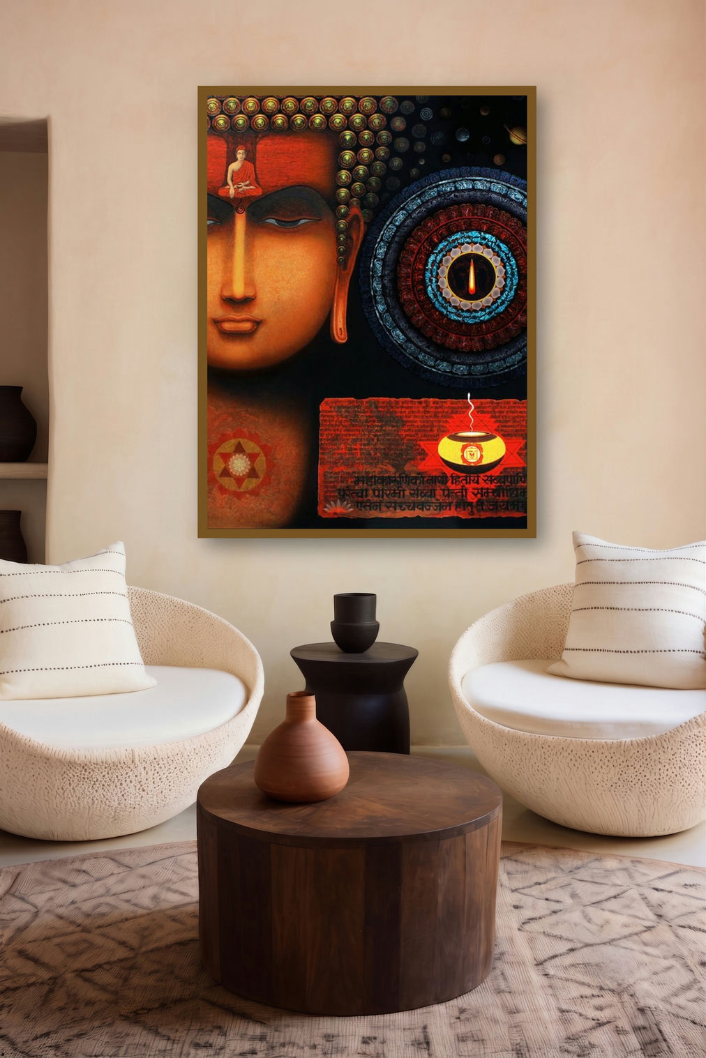 Gyan Bodh by artist Ajay Meshram displayed in a Designer gallery