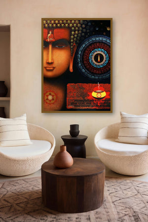 Gyan Bodh by artist Ajay Meshram displayed in a Designer gallery