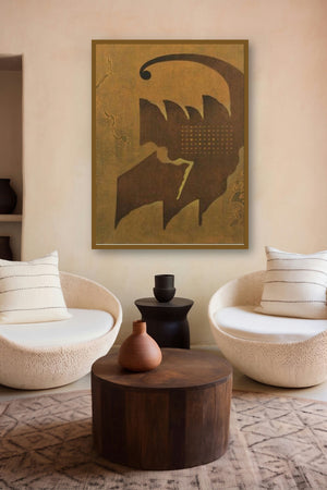Hammer Down Abstract by artist Santosh More displayed in a Contemporary gallery