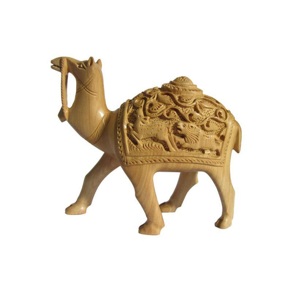 Hand Carved Camel by Ecraft India | ArtZolo.com
