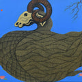 Hansraj 2' animals acrylic painting by artist Pratap Kore, 36x48 inch, on canvas