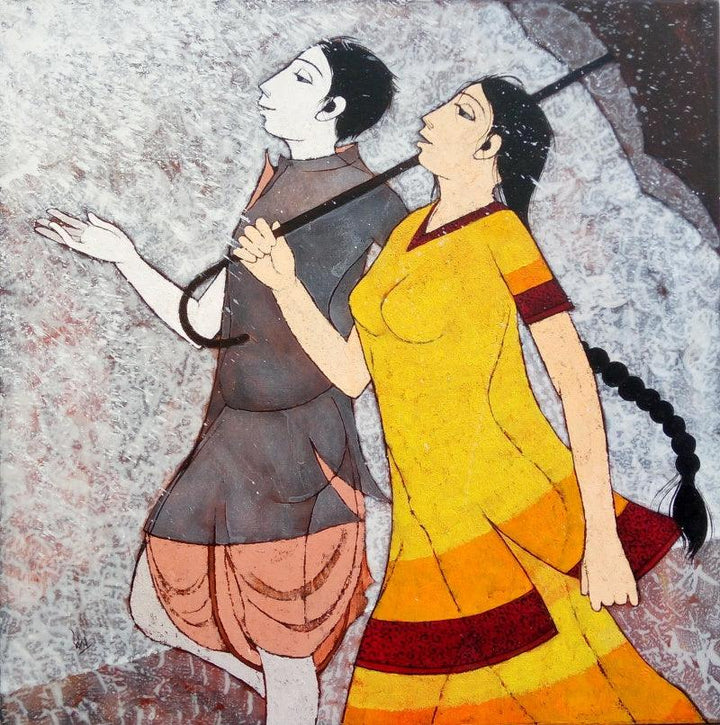 Happy Monsoon Painting by Rahul Mhetre | ArtZolo.com