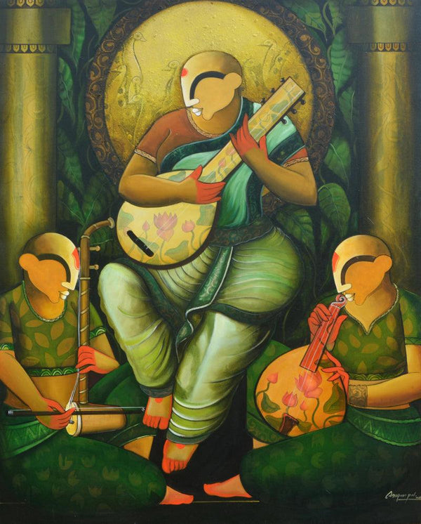 Harmonious Strings by Anupam Pal | ArtZolo.com