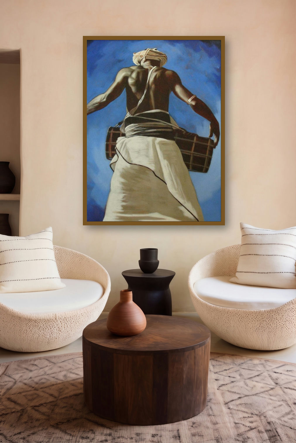 Harmony 1 (Rhythm in Motion) by artist Prasad Kulkarni displayed in a Contemporary gallery