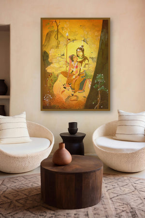 Hevanely Love (Cosmic Union) by artist Rina Roy displayed in a Designer gallery