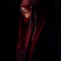 Hidden Beauty' figurative oil painting by artist Abid Shaikh, 48x36 inch, on canvas