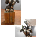 contemporary sculpture titled 'History Of Pillars', 42x24x12 inches, by artist Atreyee Bhattacharjee on Mixedmedia