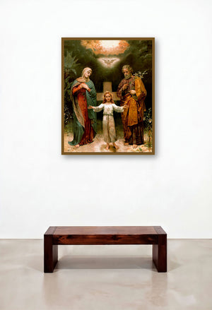Holy Family 1 by artist Ns Art displayed in a Classic Hotel Suite