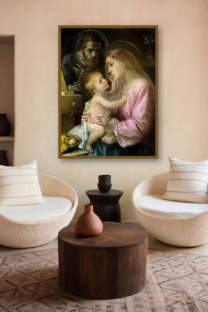 Holy Family 4 by artist Ns Art displayed in a Contemporary gallery