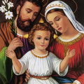 Religious acrylic painting titled 'Holy Family 6', 48x36 inches, by artist Ns Art on Canvas