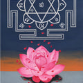 The Home Coming by Manish Solanki, Original Acrylic Religious Painting on Canvas, Large Vertical Wall Art