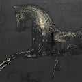 Animals acrylic painting titled 'Horse 1', 26x36 inch, by artist Sunil Padwal on Canvas