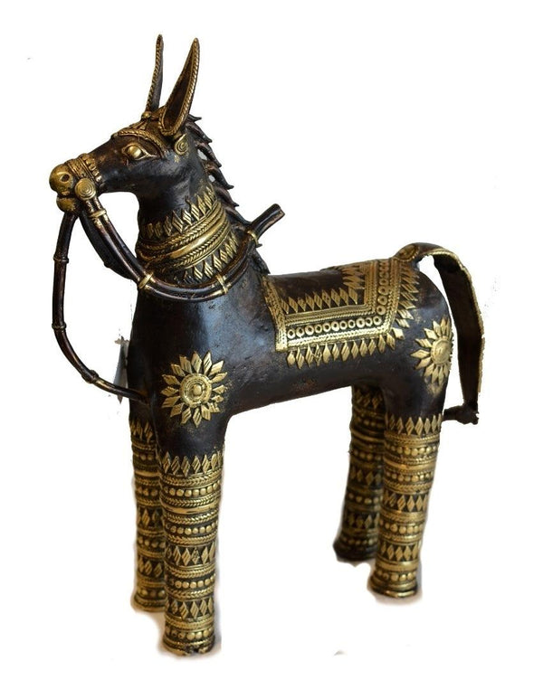 Horse Sculpture by Kushal Bhansali | ArtZolo.com