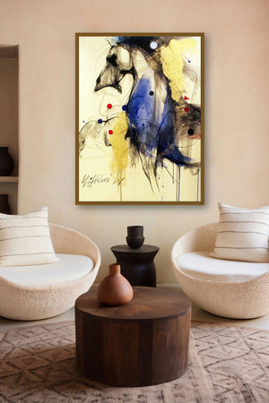 Horse I (Fluidity and Form) by artist Mithun Dutta displayed in a Designer gallery