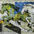 Horse Series 320' animals acrylic painting by artist Devidas Dharmadhikari, 36x84 inch, on canvas