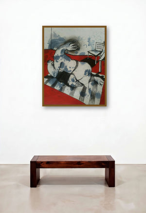I Need Some Space (Contemplation) by artist Rohan Koli displayed in a Modern Home Office