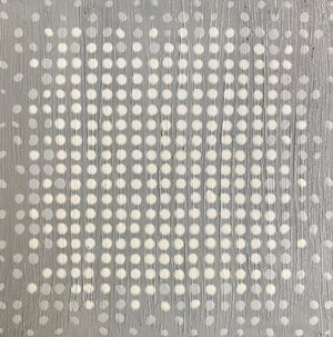 Abstract mixed media painting titled 'Illusion 1', 18x18 inches, by artist Sameer Patil on Canvas