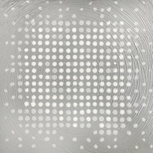 Abstract mixed media painting titled 'Illusion 4', 18x18 inches, by artist Sameer Patil on Canvas