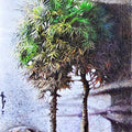 Nature acrylic painting titled 'Imagination', 24x16 inches, by artist Goutam Das on Canvas Board