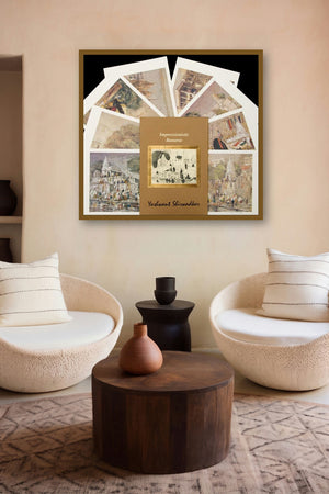 Impressionistic Banaras (Impressionistic Banaras) by artist Yashwant Shirwadkar displayed in a Luxury gallery