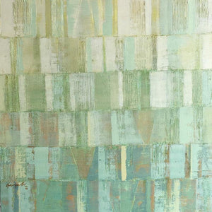 pattern acrylic painting titled 'Innerscapes 37', 18x18 inches, by artist Gayatri Deshpande on Canvas