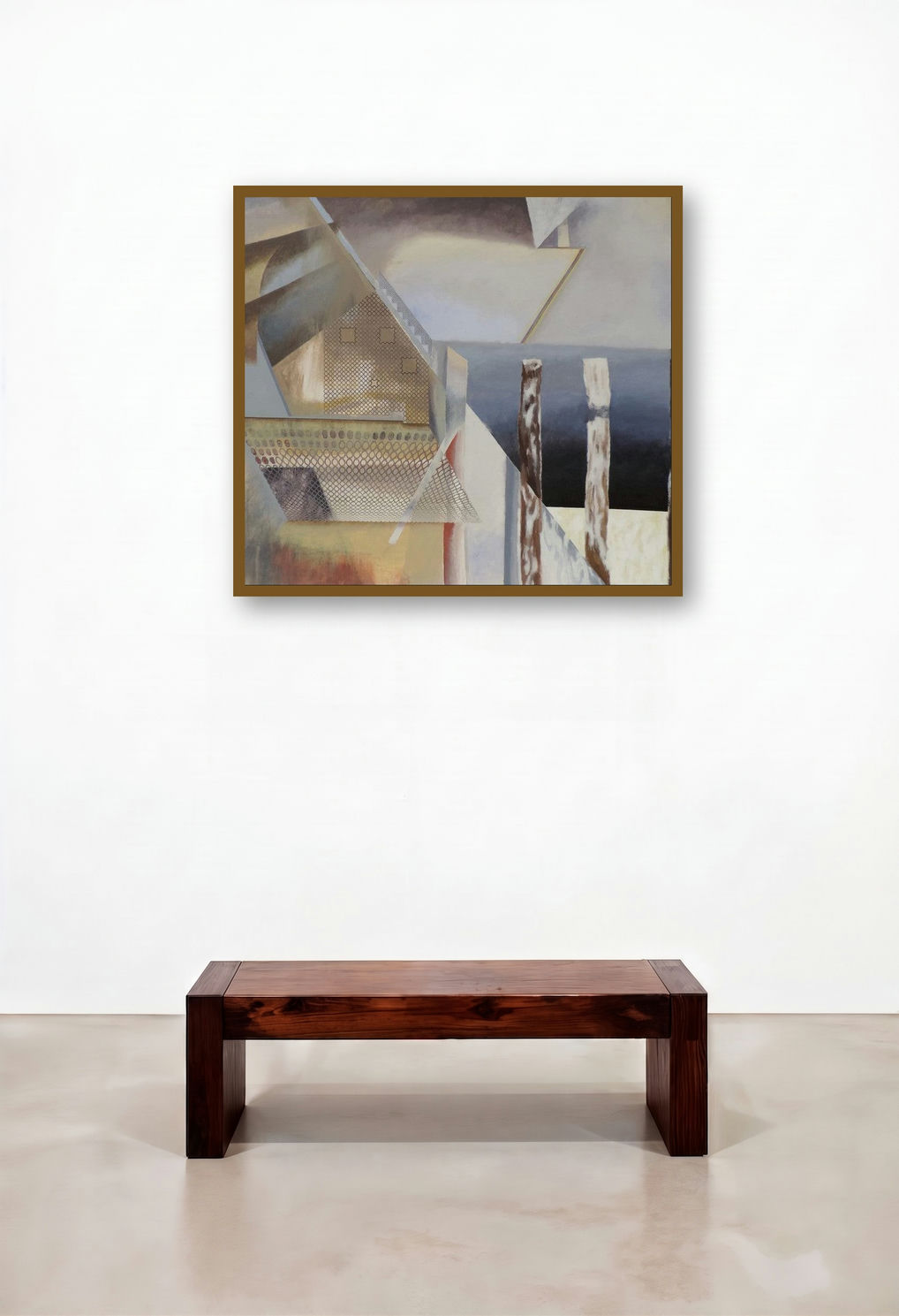 Inside Outside 10 (Abstract Coastal Scene)