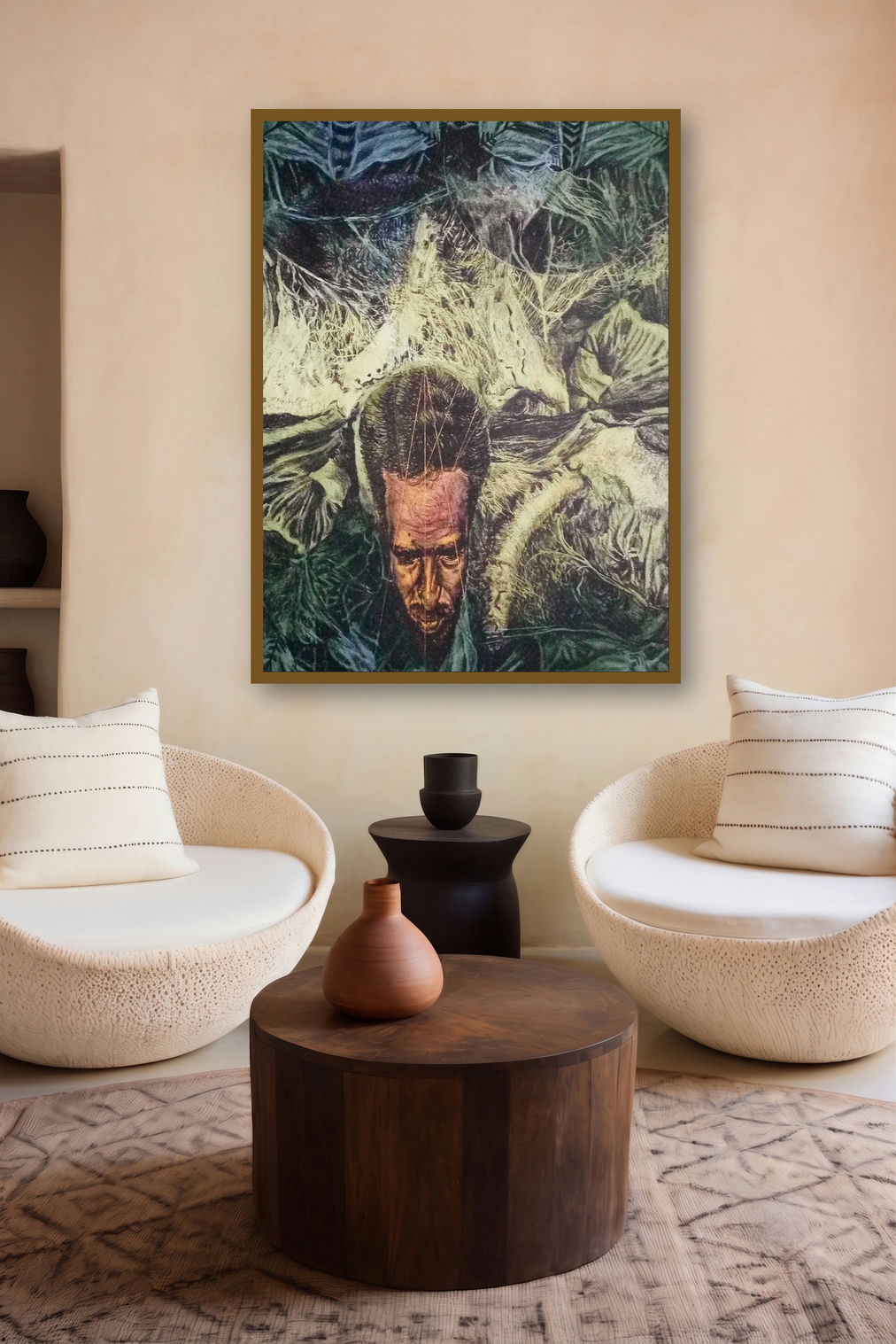 Inspiration 10 (Entangled) by artist Kumara Swamy Pashikanti displayed in a Designer gallery