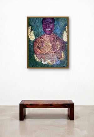 Inspiration 7 (Transformation) by artist Kumara Swamy Pashikanti displayed in a Coastal Bedroom