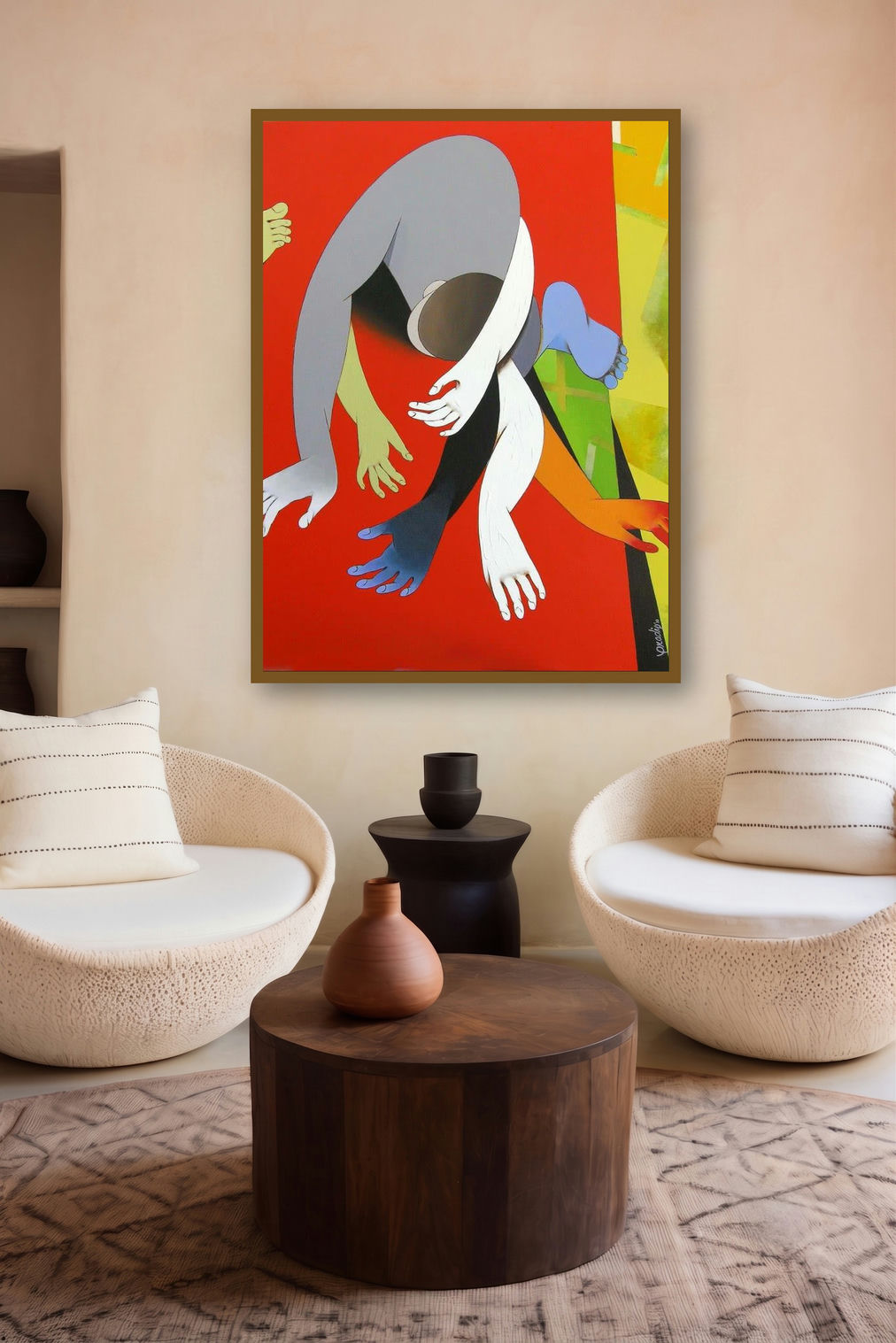 Inspiration (The Source: An Exploration of Creativity) by artist Pradip Sarkar displayed in a Curated gallery