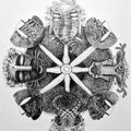 Religious pen ink drawing titled 'Integrity', 30x22 inches, by artist Sourav Nandy on Paper